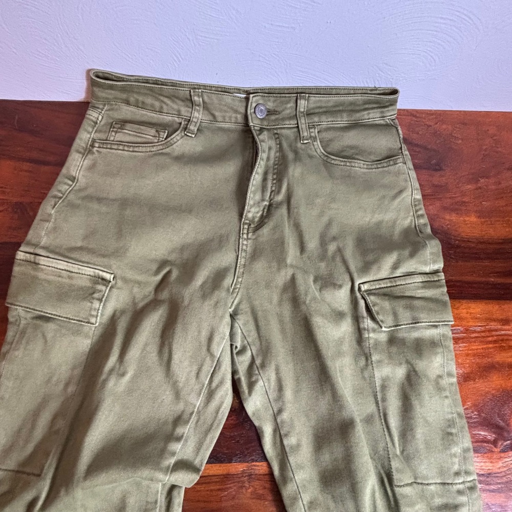 Wide Leg Cargo - Vervet sz 30 - Olive Green - Picture 2 of 8